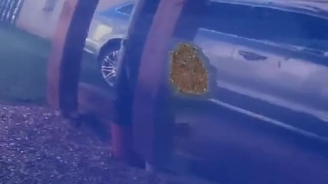 Look at the repairman to deal with the broken car car