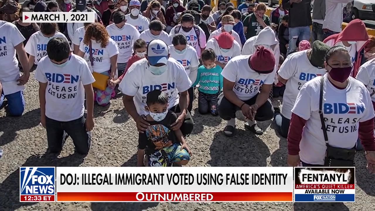 Just in- Biden DOJ charges illegal immigrant for voting in multiple elections.