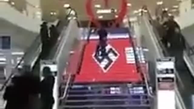 Huge Nazi Flag Displayed in Ukrainain Mall