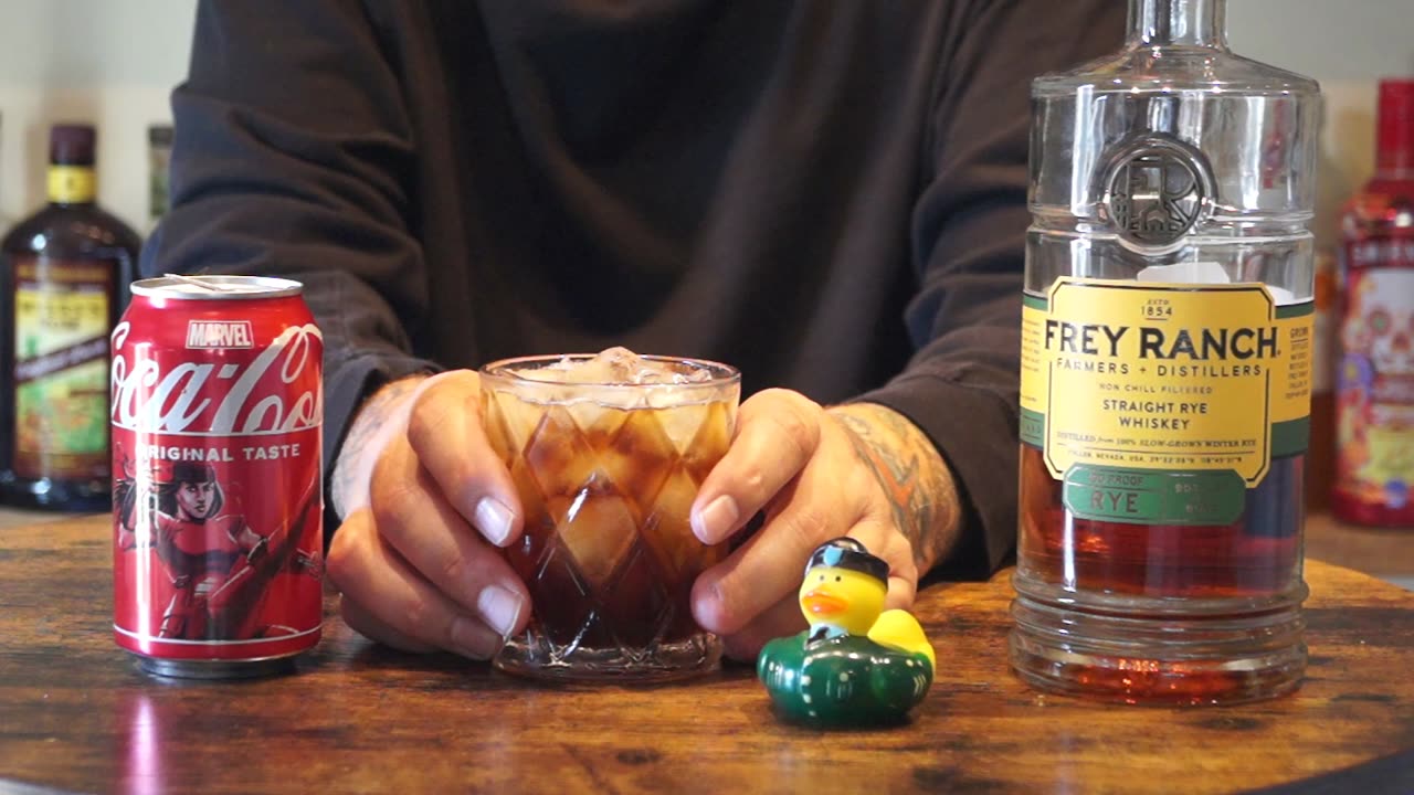 Lawrence Gruebele - Frey Ranch Rye Botted in Bond & Coke