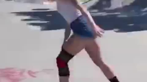 girl on roller skates