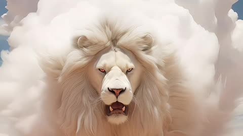 3D lion video