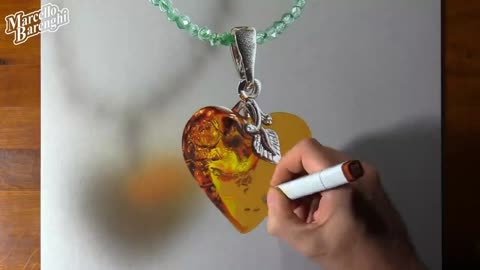 Depict The Transparent Form Of Amber