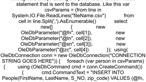 How to insert data from csv to access db if the column names and order is different