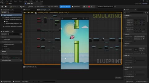 Unreal Engine 5.4 - Flappy Bird?