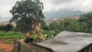 Video registró demolición de casa utilizada para venta y consumo de droga en Floridablanca