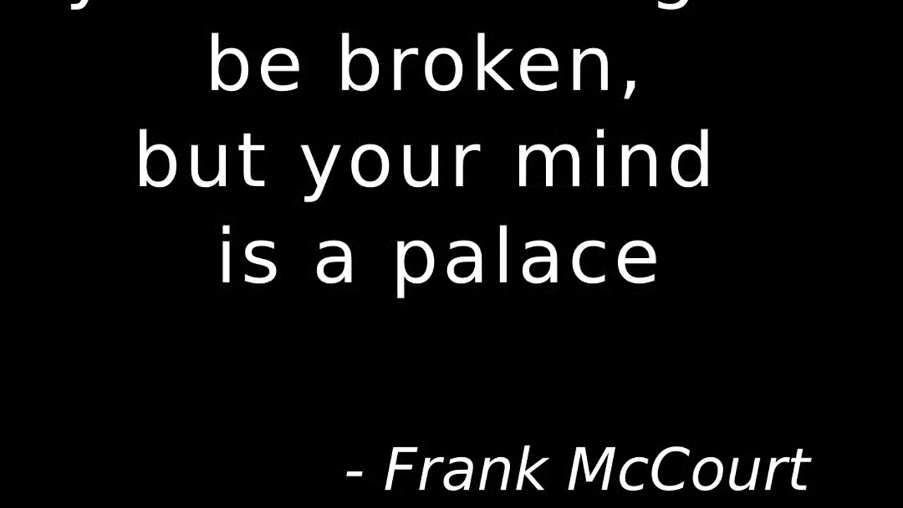 DEVELOPMENT OF LEARNING - Quote - Frank McCourt