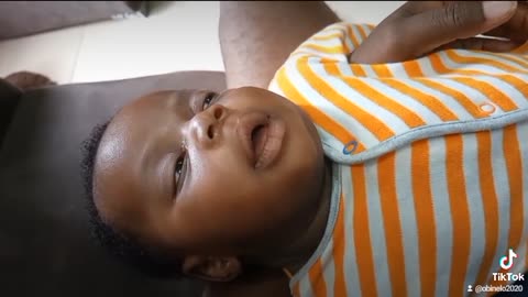 funny African baby so cutie