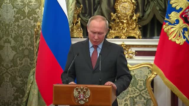 Vladímir Putin tomó posesión como presidente de Rusia por cuarta ocasión