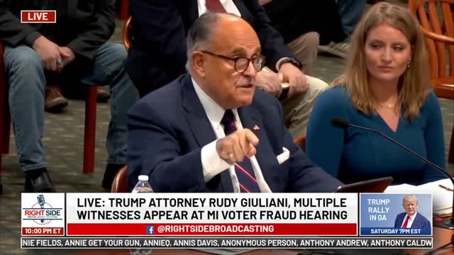 Rudy Giuliani THROWING lightning BOLTS in Michigan House Oversight Hearing! Facts are STUBBORN