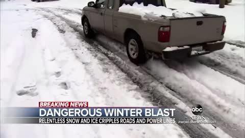 Major winter blast covers majority of US