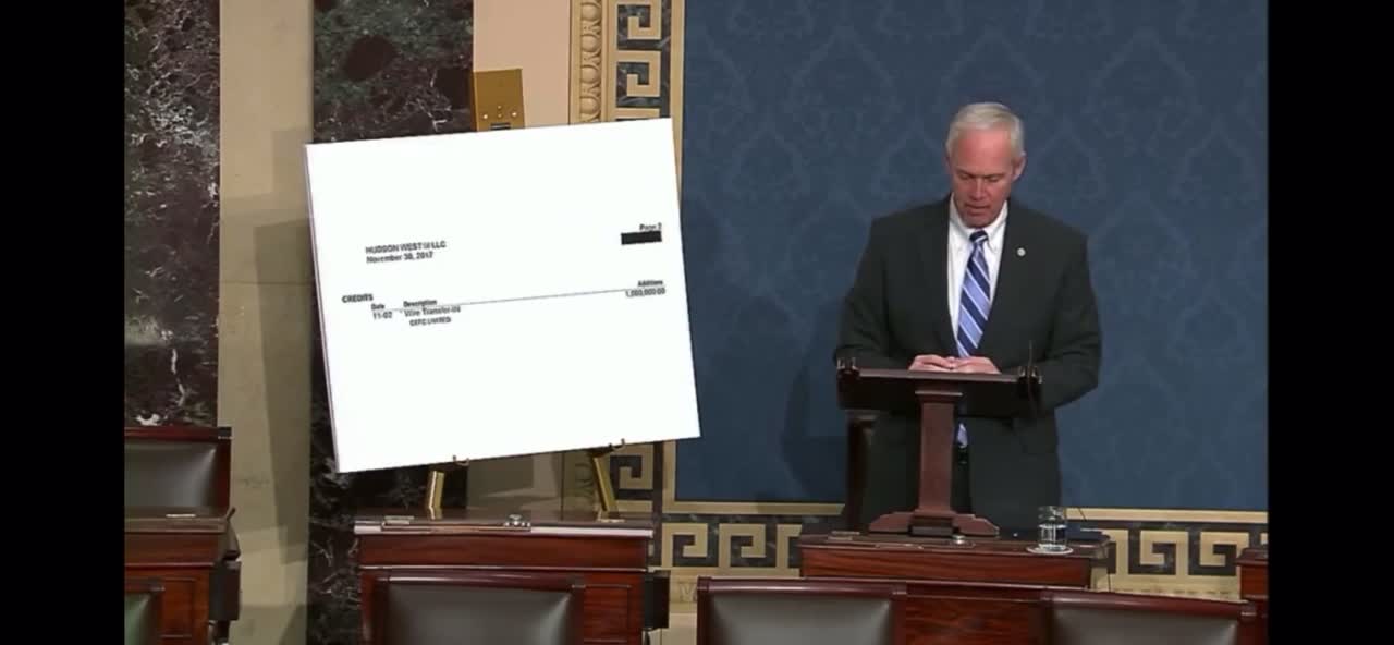 Sen. Johnson exposes Hunter Biden has been compromised, is the Joe “Big Guy” Biden?
