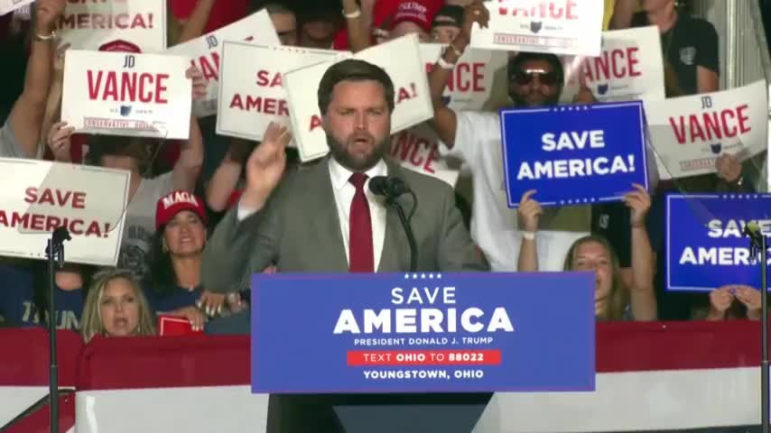 JD Vance speaks at Trump Rally Sep 17