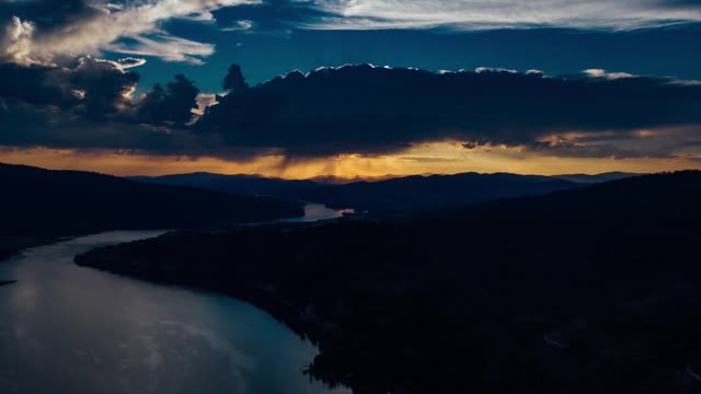 4K Drone Footage Beautiful landscape