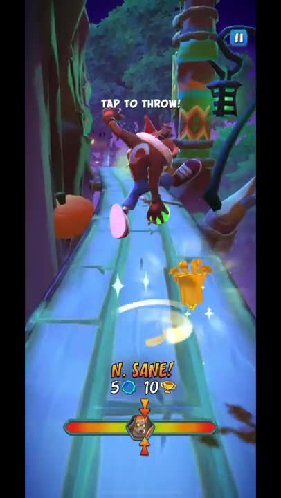NEW S6 Boss Nitro Grumbler Battle Run On The Great Gate Halloween - Crash Bandicoot: On The Run!