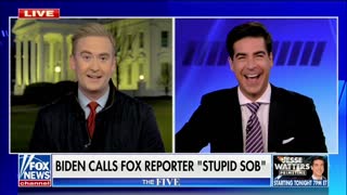 Peter Doocy took it like a champ!!!😂😂😂