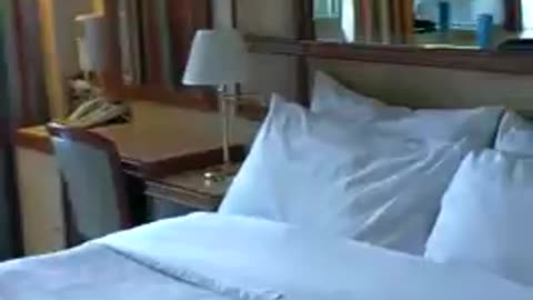 How is inside of a cruise ship’s cabin