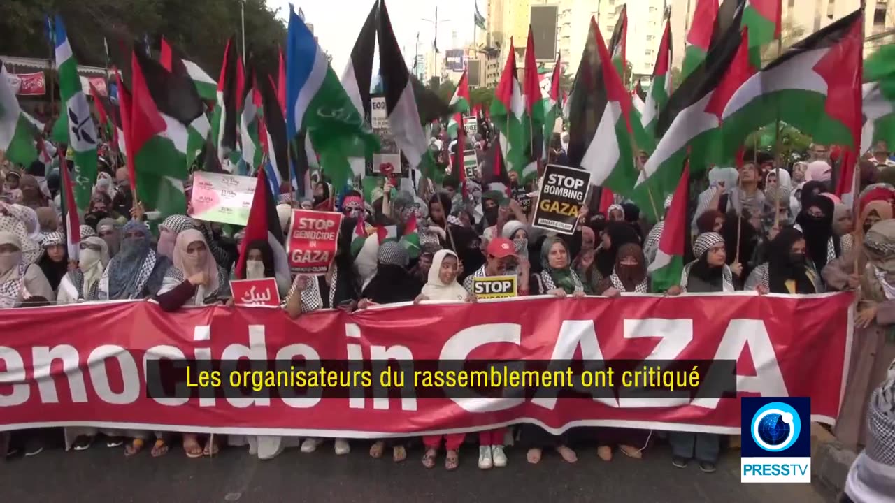 Karachi: la «Marche d’un million pour Gaza» pour exiger la fin de l’offensive israélienne