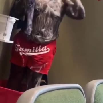 A man decided to take an impromptu bath at Florida Atlantic University during the middle of a class