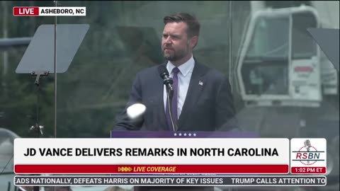JD Vance in Asheboro, NC