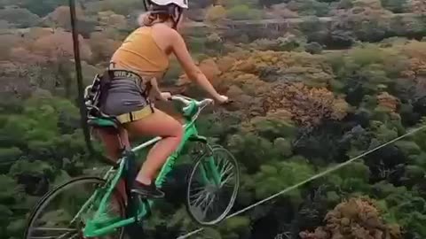 An unusual route for cycling
