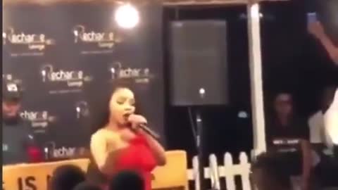 Faith Nketsi Attempting To Rap.