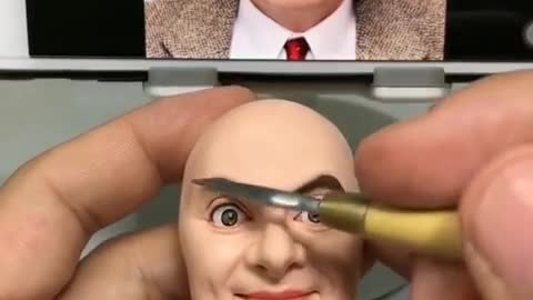 MR BEAN SCULPTURE