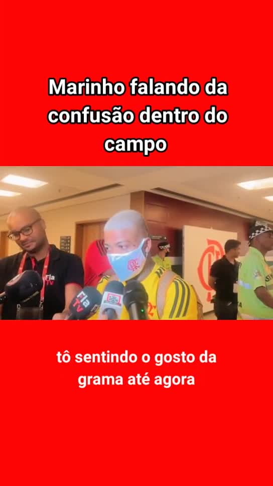 Olha o que o Marinho falou após o jogo