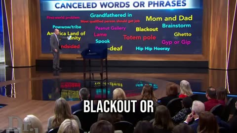 Dr Phil rant on canceled words