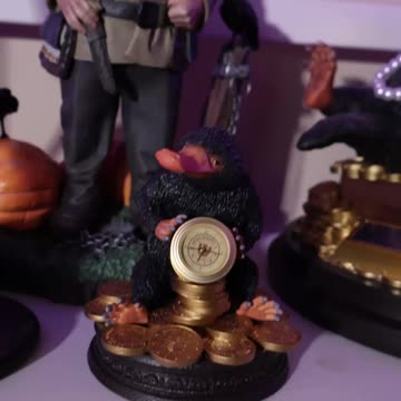 Putting Niffler On The Shelf! #fantasticbeasts #magicalcreatures #harrypotter #wizardingworld