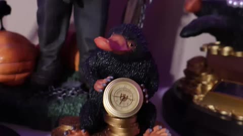 Putting Niffler On The Shelf! #fantasticbeasts #magicalcreatures #harrypotter #wizardingworld