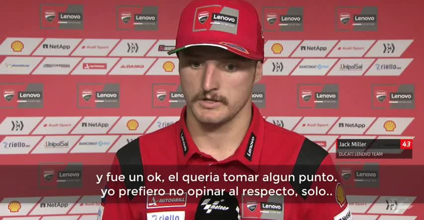 Jack Miller vs Joan Mir Interview after Incident MotoGP Doha 2021