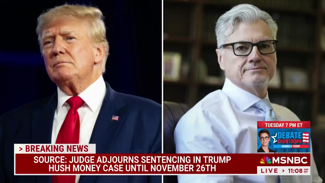 CNN and MSNBC. Total meltdown over Trump sentencing delay.