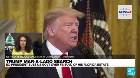 Trump sues US government over FBI search of Florida home