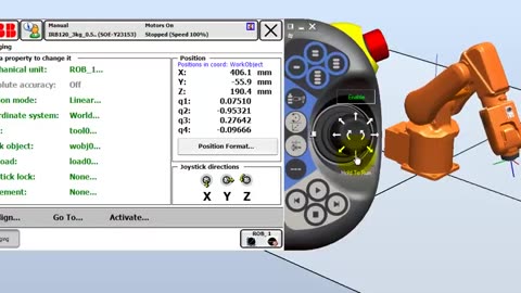 Pendant SW tutorial 2, Kuka's jogs