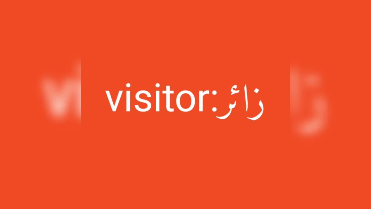 Visitor معنى كلمة