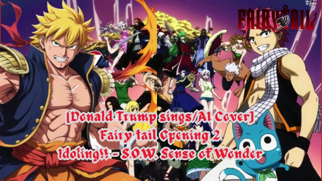 [Donald Trump AI Cover] Fairy tail Opening 26 | BiSH - MORE THAN LiKE