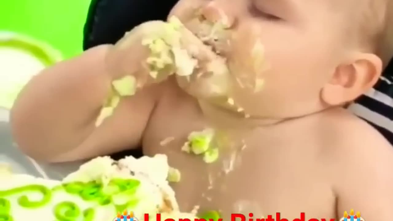 Baby eating