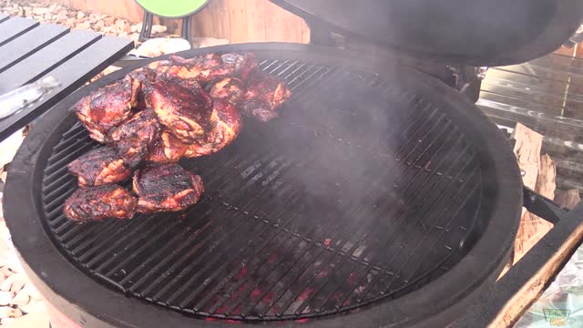 Delicious grilled jerk chicken recipe