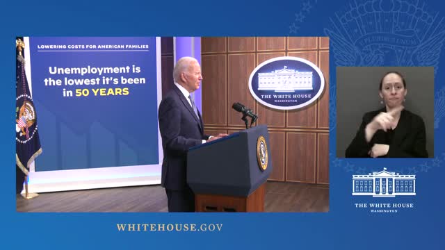 President Biden Delivers Remarks on the Economy and Our Efforts to Tackle Inflation