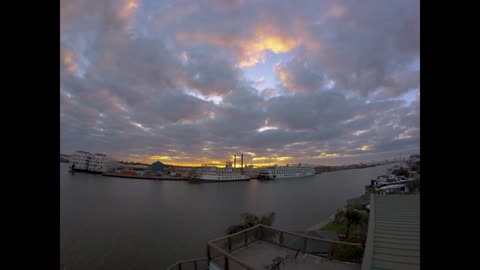 New Orleans Sunrise Time Lapse