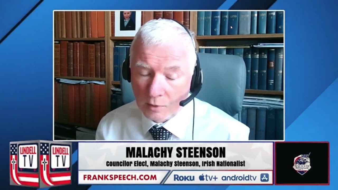 Ireland is experiencing a huge revival in nationalism! Malachy Steenson-Steve Bannon 12-06-24