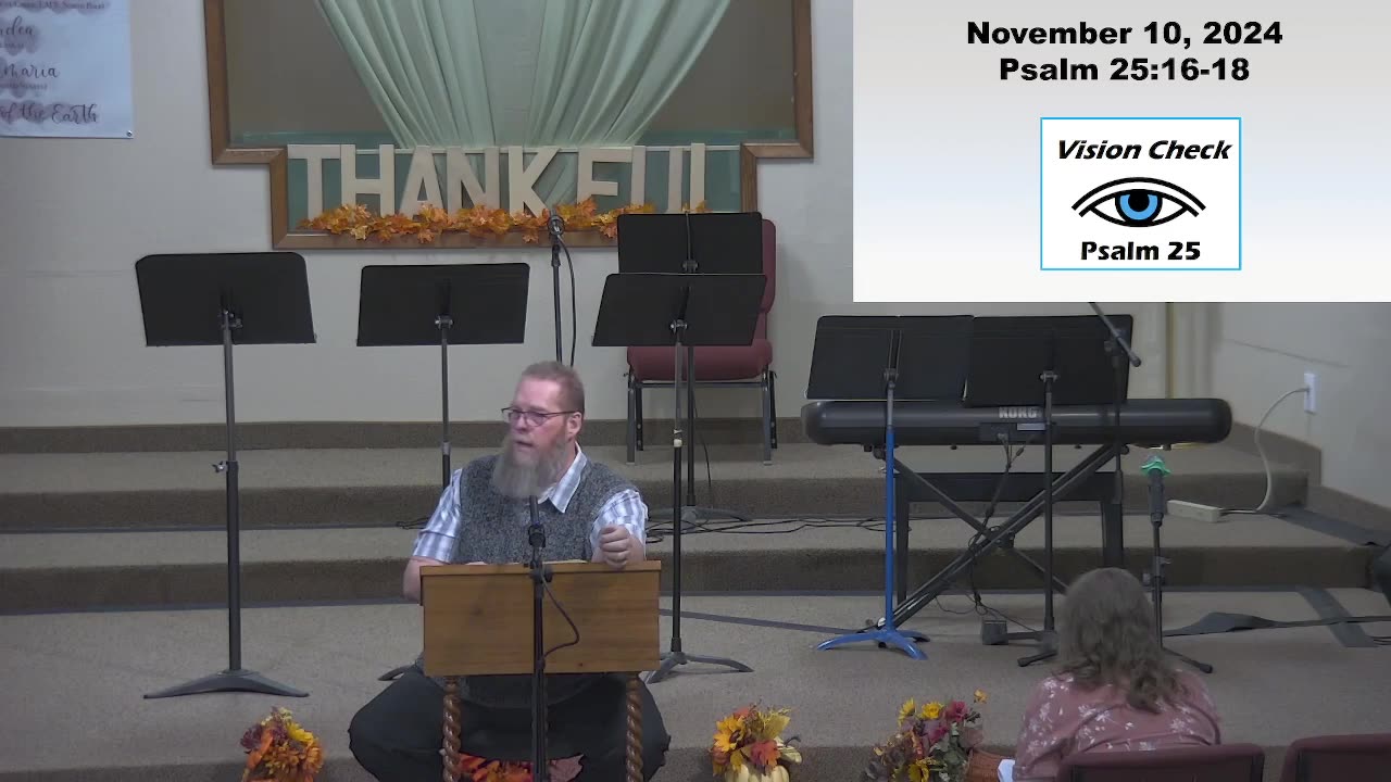 Sunday Morning Sermon at Moose Creek Baptist Church in North Pole, AK 11/10/2024