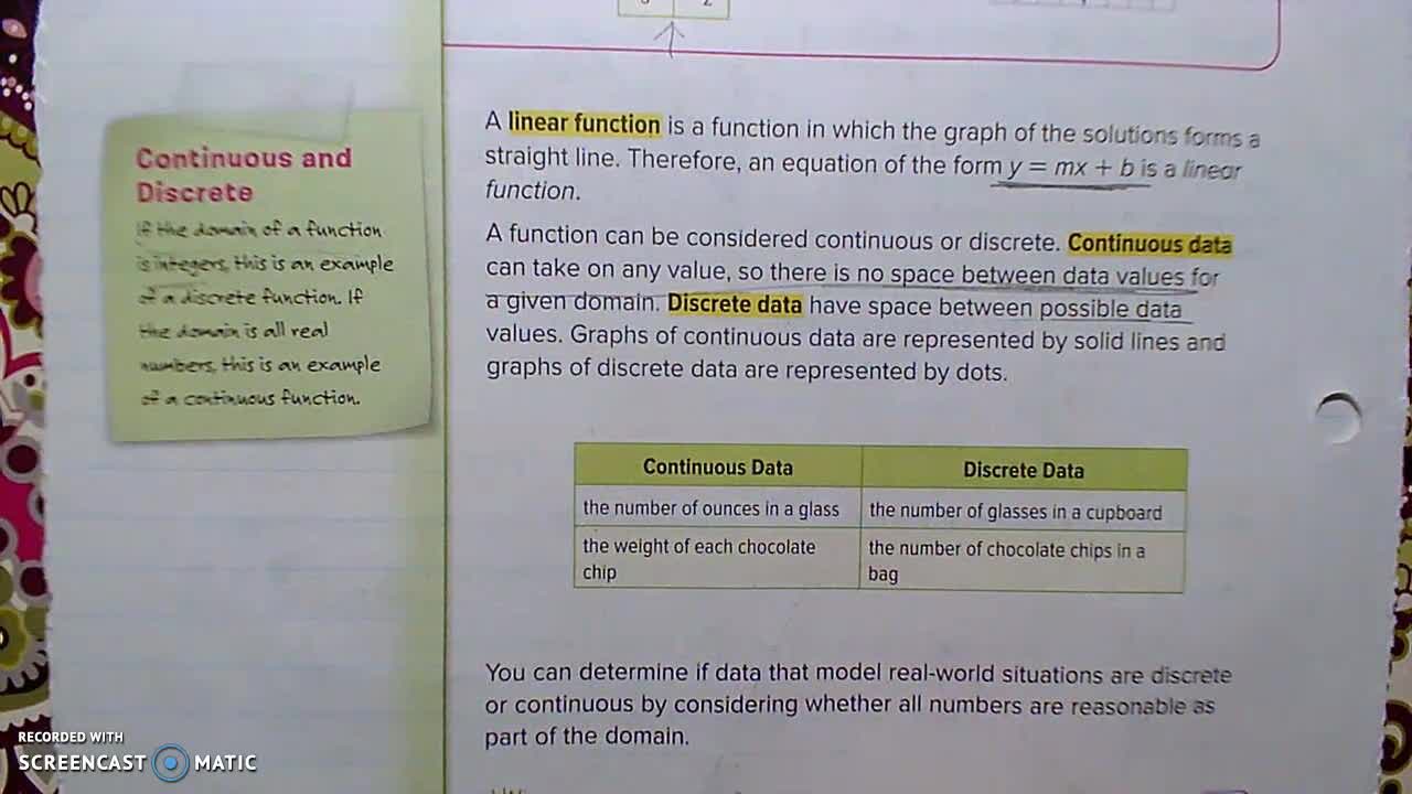 Gr 8 - Ch 3 - Lesson 4 - PART 2 - Slope Intercept Form