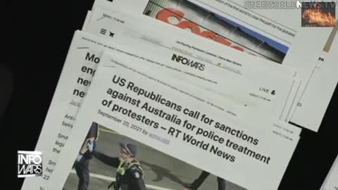 Australian Military/Police Attacks and pick on 80 yr old WOmen