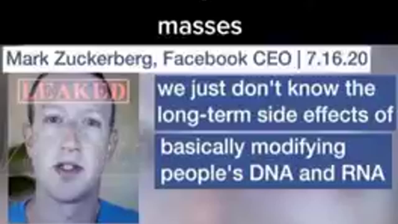 Zuckerberg desaconselha injecção