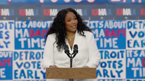 WILD: Lizzo Says The "Whole Country Will Be Like Detroit" If Kamala Wins