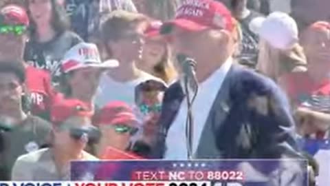 Donald Trump holds a campaign rally at Wilmington, North Carolina.Part 1
