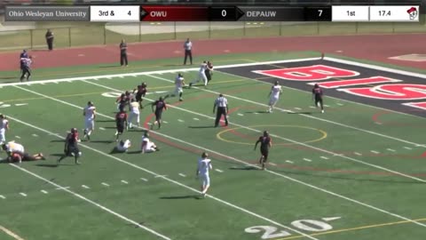 September 30, 2017 - College Football : Ohio Wesleyan at DePauw University