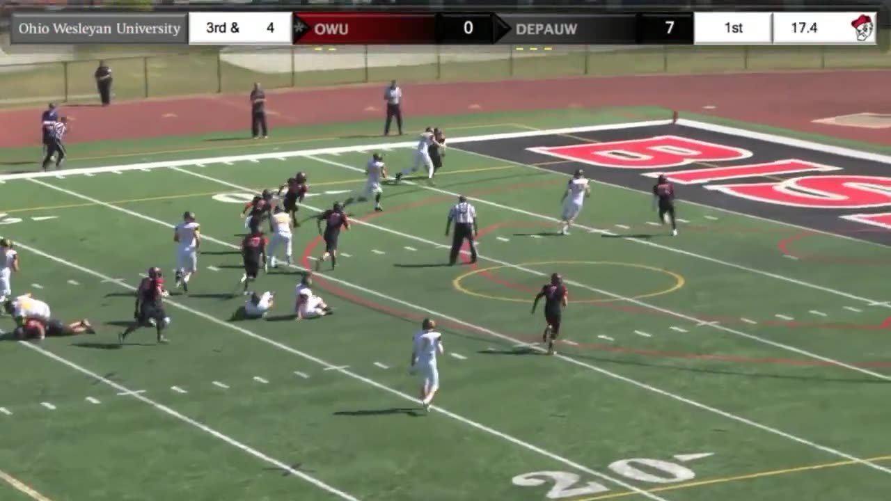 September 30, 2017 - College Football : Ohio Wesleyan at DePauw University
